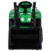 vidaXL Traptractor met aanhanger en graver groen en zwart