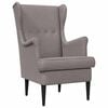 vidaXL Fauteuil Taupe Stof