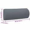 vidaXL Hoofdsteun voor ligstoel 40x7,5x15 cm textileen grijs
