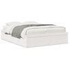 vidaXL Bedframe zonder matras massief grenenhout wit 150x200 cm