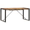 vidaXL Eettafel 160x80x75 cm massief gerecycled hout