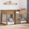vidaXL Bunk Bed voor Kinderen Artisan Eiken 90 x 200 cm Bewerkt hout