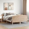 vidaXL Bedframe zonder matras massief grenenhout 120x190 cm