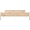 vidaXL Bedframe massief grenenhout 200x200 cm