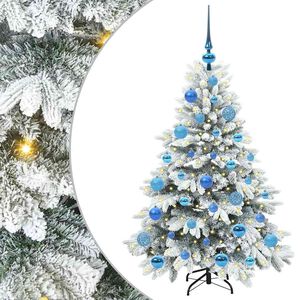 vidaXL Kunstkerstboom met 150 LED met standaard Wit 120 cm PE en PVC