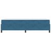 vidaXL Bedframe met matras Donkerblauw 90 x 190 cm Stof