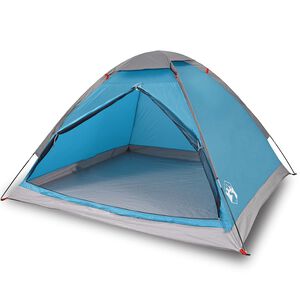 vidaXL Koepeltent 4-persoons waterdicht blauw