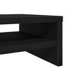 vidaXL Monitorstandaard Zwart Eiken 42x24x13 cm Bewerkt Hout