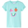 Kindershirt 128 lichtmint
