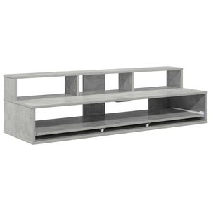 vidaXL studiobureau Betongrijs 110 x 42,5 x 36 cm Bewerkt hout