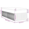 vidaXL Boxspring met matras fluweel roze 80x200 cm