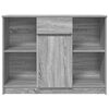 vidaXL Dressoir met lade 101x35x76 cm spaanplaat grijs Sonoma