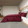 vidaXL Dekbedovertrekset lichtgewicht 140x200 cm microvezel bordeaux