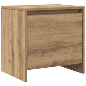 vidaXL Nachtkastje Artisan Eiken 45 x 34 x 44,5 cm Bewerkt hout