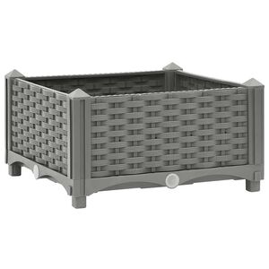 vidaXL Plantenbak verhoogd 40x40x23 cm polypropeen