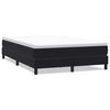 vidaXL Boxspring zonder matras fluweel zwart 140x210 cm