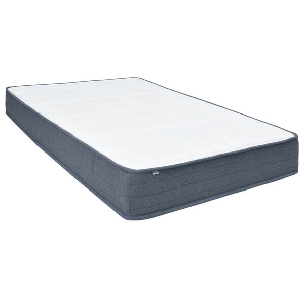 vidaXL Boxspringmatras 190x140x20 cm medium zacht stof