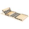 vidaXL Bedframe met 38 latten verstelbaar hoofdeinde 70x200 cm