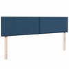 vidaXL Ottoman bed met matrassen 180x200cm stof blauw