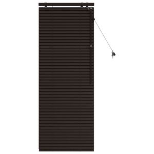 vidaXL Jaloezie Donkerbruin 55 x 160 cm 35 mm Massief Paulowniahout