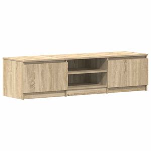 vidaXL Tv-meubel 140x40x35,5 cm bewerkt hout sonoma eikenkleurig