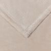 vidaXL Gooi Deken Beige 240 x 270 cm Fleece