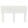 vidaXL Hoofdbord Wit 140 cm Bewerkt hout