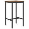 vidaXL Bartafel 52 x 52 x 110 cm Bewerkt hout Oud hout Rechthoekig