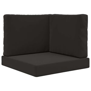 vidaXL Buiten bankkussen Polyester Zwart 60 x 60 cm