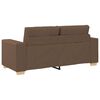 vidaXL Loveseat Bank Bruin 180x77x82 cm Stof
