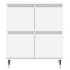 vidaXL Dressoir 60x35x70 cm bewerkt hout wit