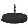 vidaXL Patio Parasolvoet 53 x 53 x 40 cm Staal Zwart