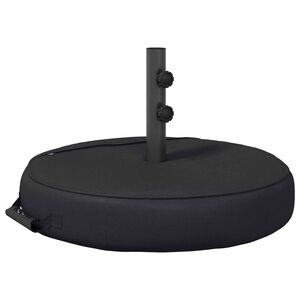 vidaXL Patio Parasolvoet 53 x 53 x 40 cm Staal Zwart