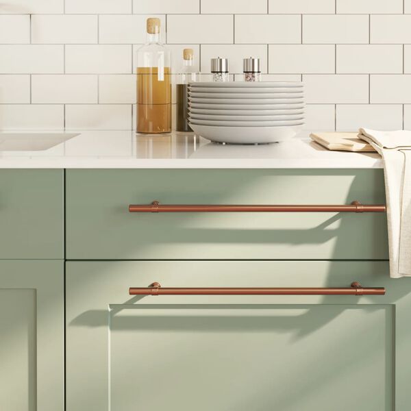 vidaXL Handvatten 5 st 320 mm roestvrij staal bronskleurig