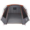 vidaXL Tunneltent met dak Grijs en Oranje 328 x 228 x 115 cm
