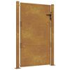 vidaXL Poort 100x150 cm cortenstaal