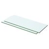 vidaXL Schappen 2 st 50x15 cm glas transparant