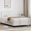 vidaXL Boxspringbed met matras Wit 120 x 190 cm Kunstleer