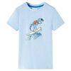 vidaXL Kindershirt 128 lichtblauw