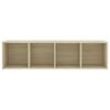 vidaXL Tv-meubelen 2st 142,5x35x36,5 cm bewerkt hout sonoma eikenkleur