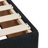 vidaXL Boxspring met matras fluweel zwart 1-persoons (alleen AU)