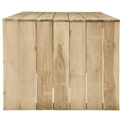 vidaXL 7-delige Tuinset geïmpregneerd grenenhout