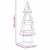 vidaXL Kerstboom met standaard Bruin 149,5 cm Massief teakhout