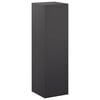 vidaXL Plantenstandaard Zwart 30 x 30 x 100 cm Staal