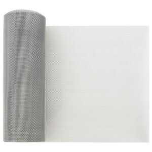 vidaXL Gaas Scherm 20 x 500 cm 20 Mesh RVS 201 Zilverkleurig