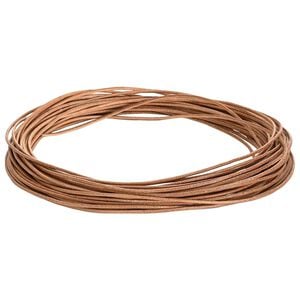 vidaXL Leren Koord Bruin &Oslash;1 mm x 5 m Leer