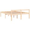 vidaXL Seniorenbed massief grenenhout 140x190 cm