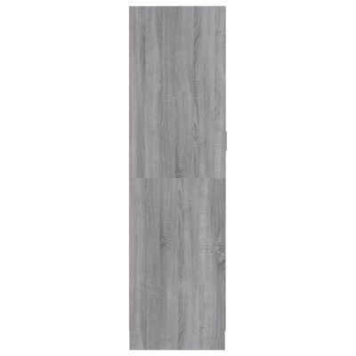 vidaXL Kledingkast 82,5x51,5x180 cm bewerkt hout grijs sonoma eiken