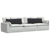 vidaXL Sofa Kussens 2 stuks Zwart 120 x 40 cm Cordstof