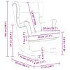vidaXL Schommelstoel 71 x 92 x 100 cm 100% polyester, Multiplex